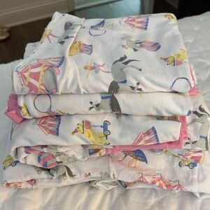 TBBC Circus sheet set. Queen